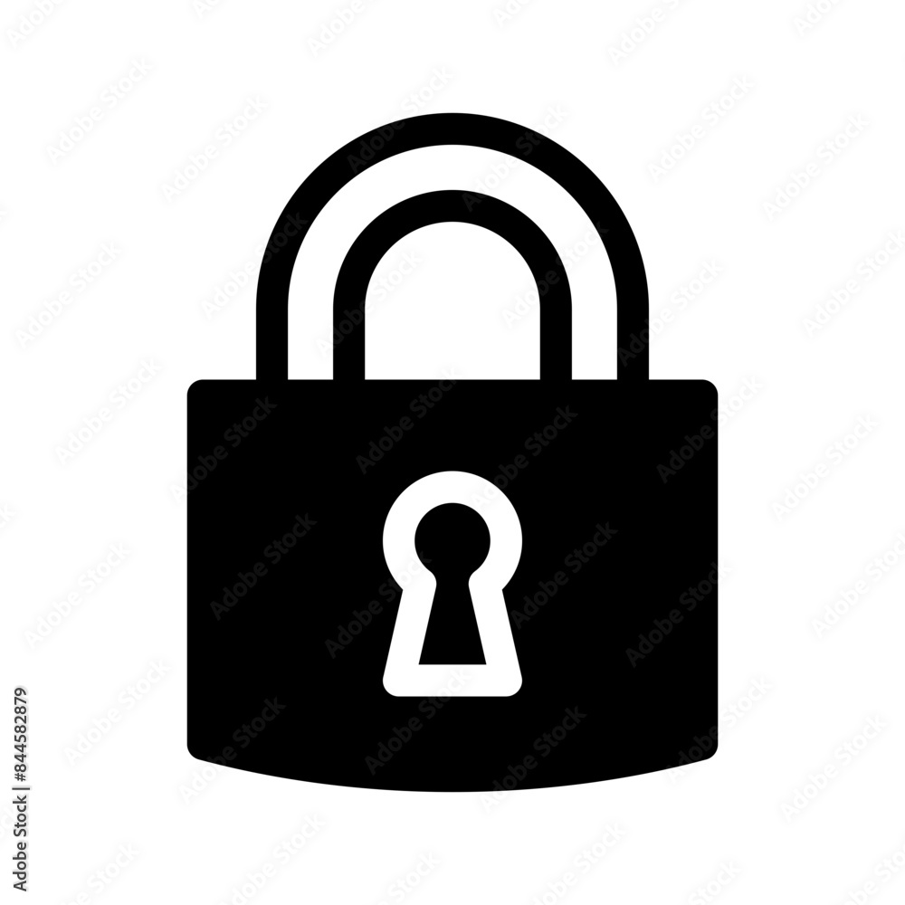 Lock Icon Vector Symbol Design Illustration Lock Icon Vector Symbol Design Illustration