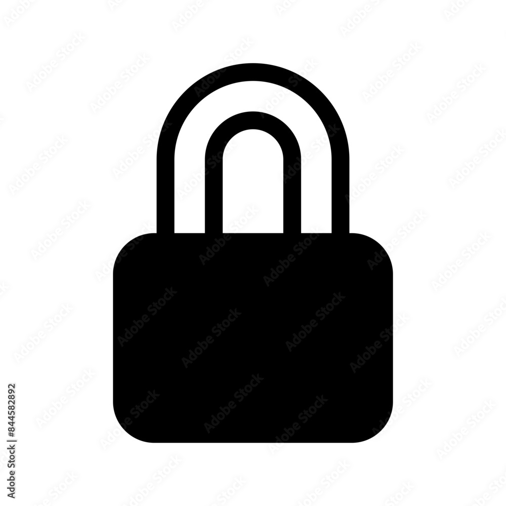 Lock Icon Vector Symbol Design Illustration Lock Icon Vector Symbol Design Illustration