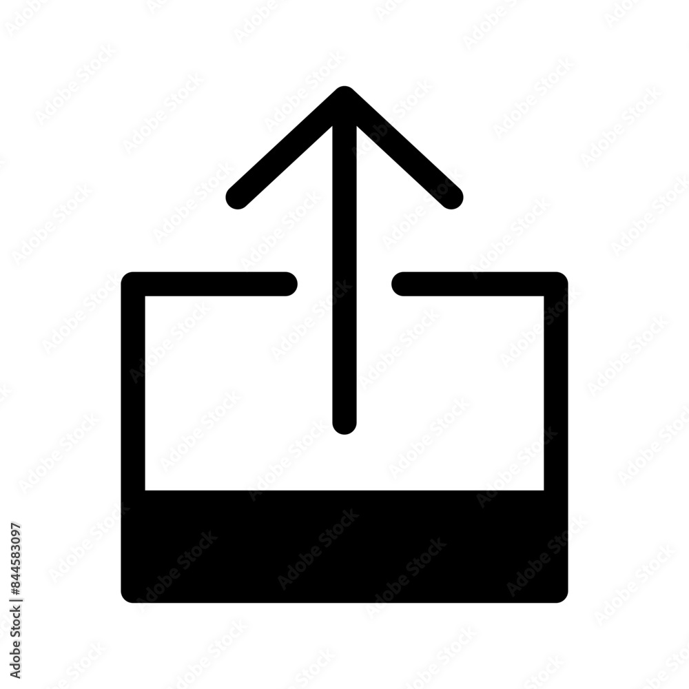 Upload Icon Vector Symbol Design Illustration Upload Icon Vector Symbol Design Illustration