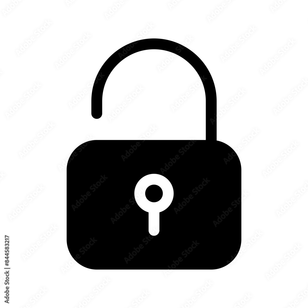 Unlock Icon Vector Symbol Design Illustration Unlock Icon Vector Symbol Design Illustration