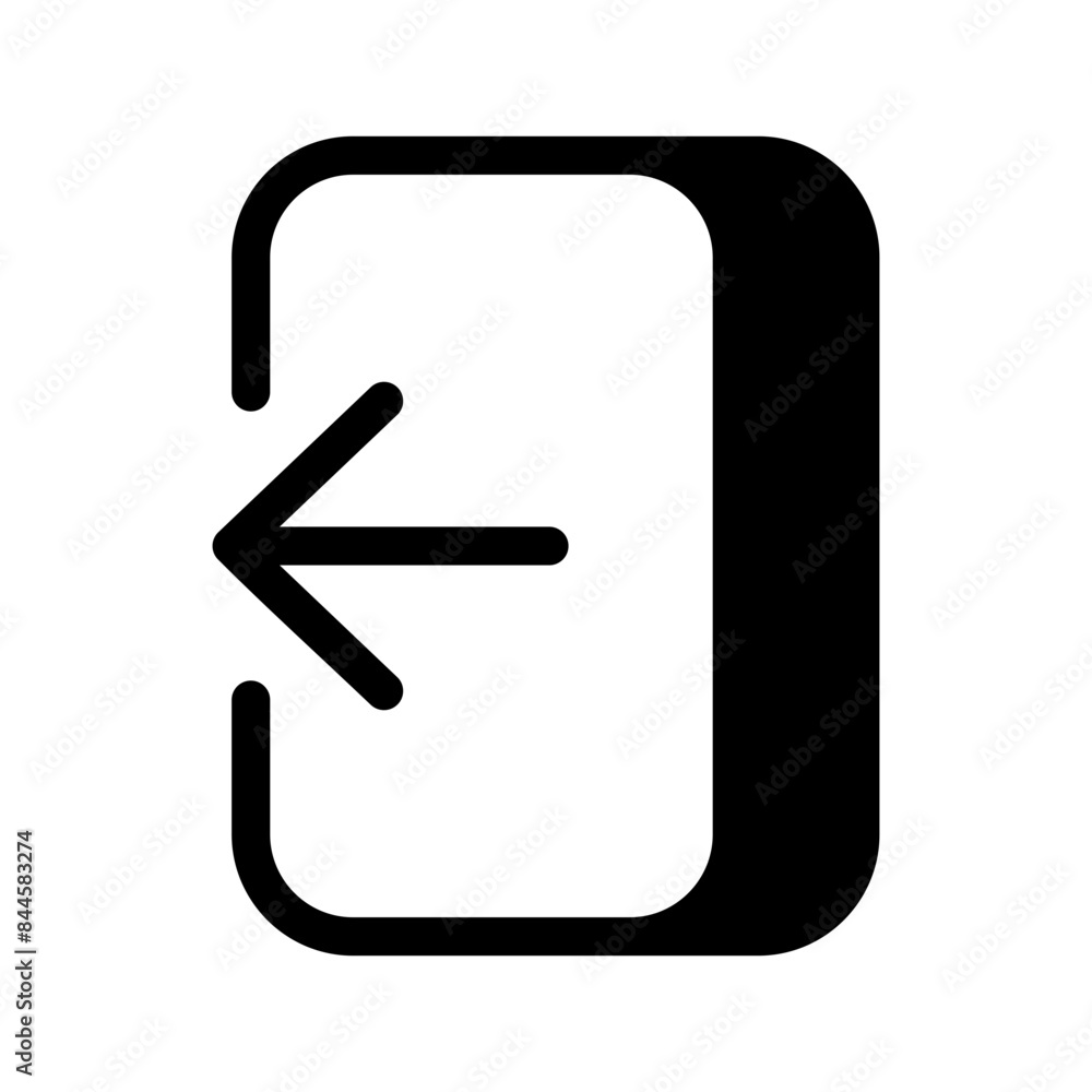 Logout Icon Vector Symbol Design Illustration Logout Icon Vector Symbol Design Illustration
