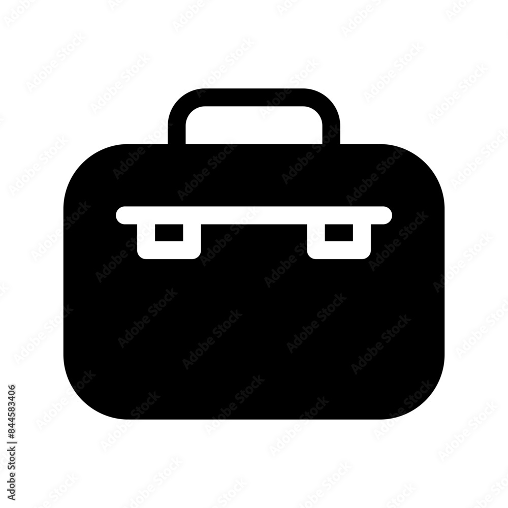 Suitcase Icon Vector Symbol Design Illustration Suitcase Icon Vector Symbol Design Illustration