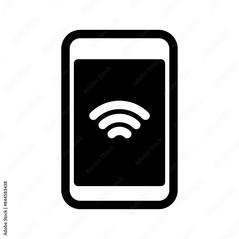 Mobile Hotspot Icon Vector Symbol Design Illustration Mobile Hotspot Icon Vector Symbol Design Illustration