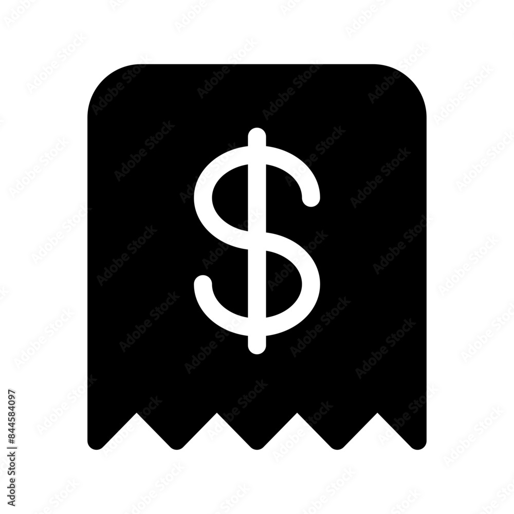 Shopping Receipt Icon Vector Symbol Design Illustration Shopping Receipt Icon Vector Symbol Design Illustration