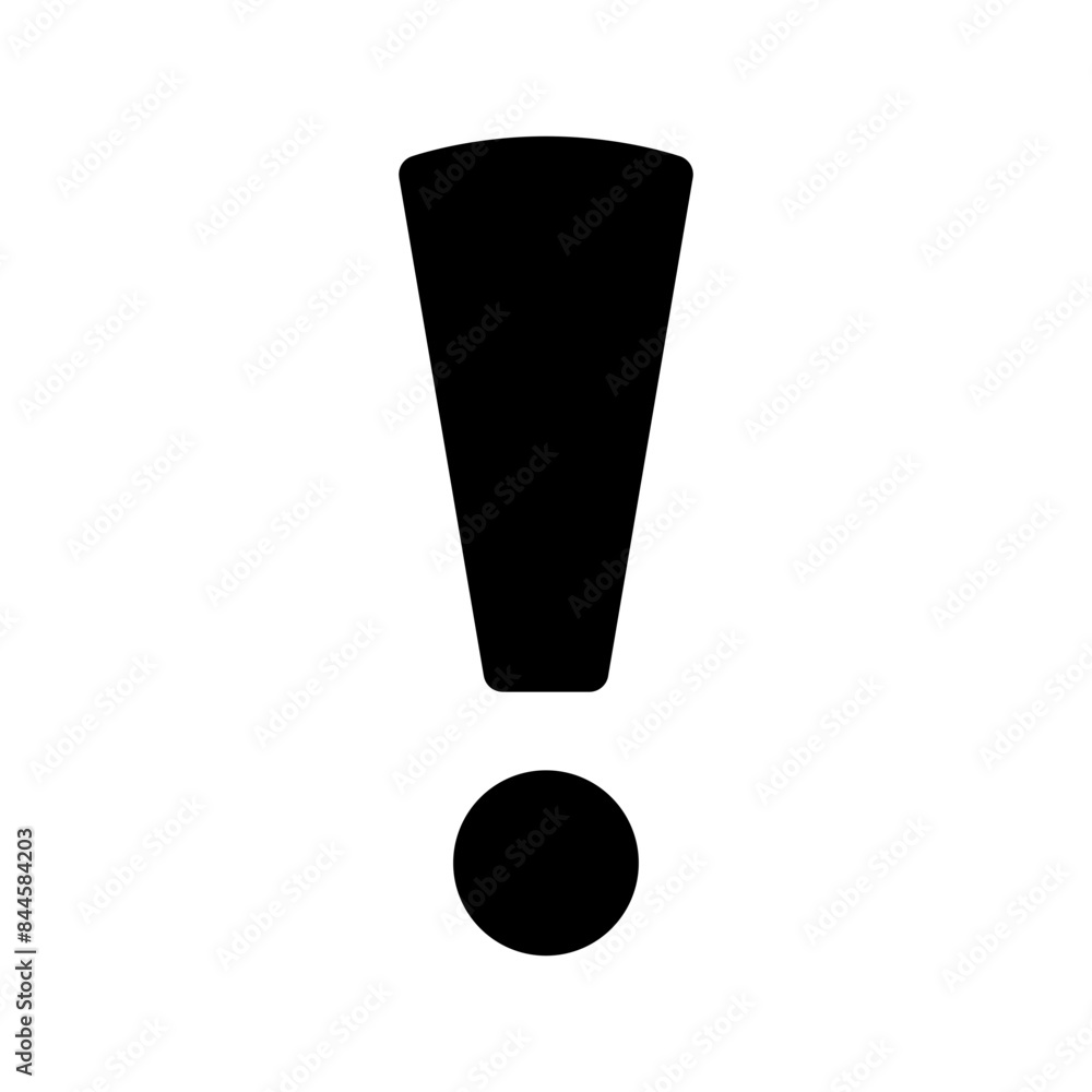 Exclamation Icon Vector Symbol Design Illustration Exclamation Icon Vector Symbol Design Illustration