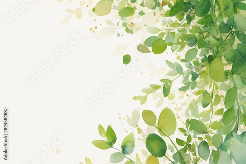 Watercolor Painting of Greenery