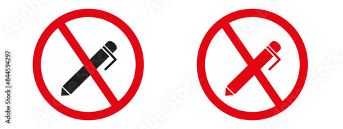 Prohibition of writing notice forbidding unauthorized messages and graffiti
