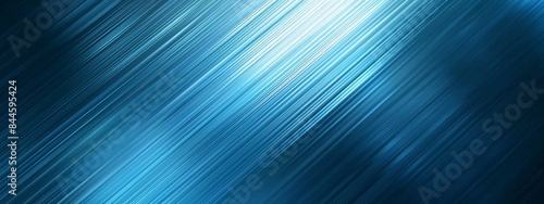 Blue shiny metal Minimalist background