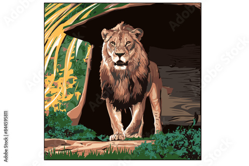 Lion Vectors with Garden.ai