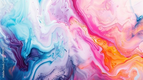 Wallpaper Mural abstract marble ink painting with swirling colors and high texture closeup oil paint background Torontodigital.ca