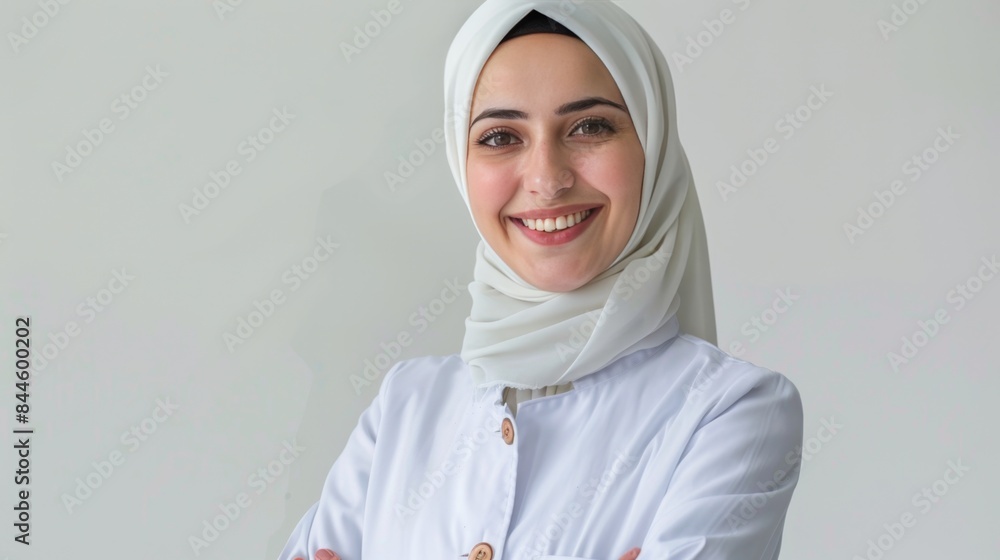 Smiling young beautiful arabic female doctor, female dentist Smiling young beautiful arabic female doctor, female dentist