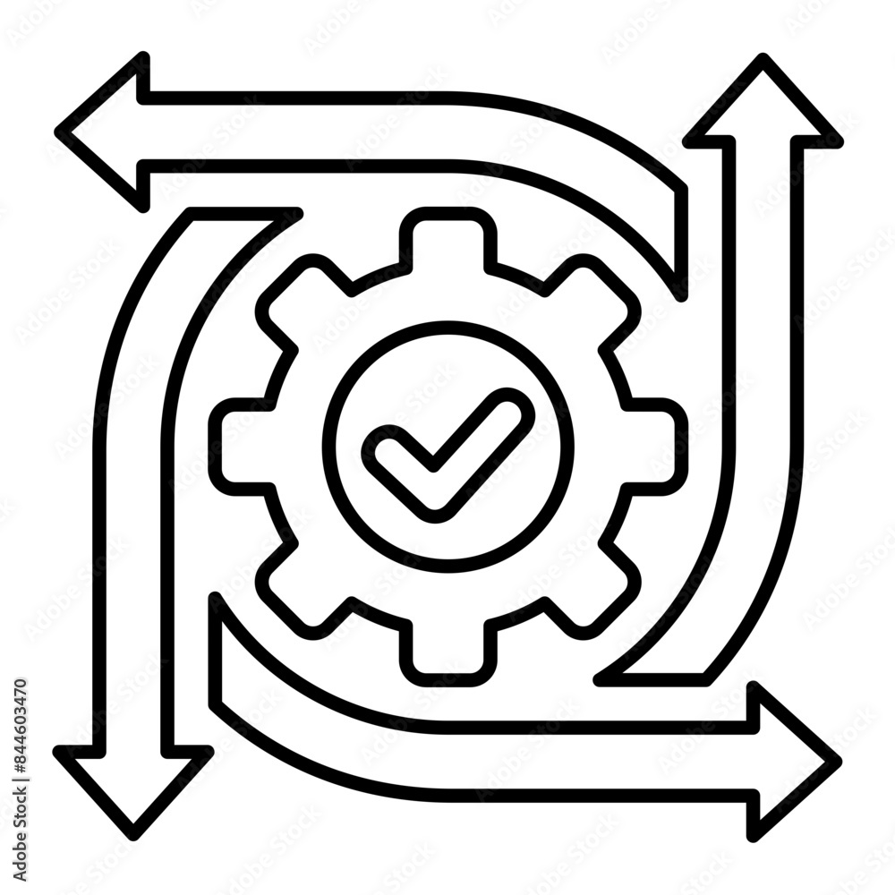 Flexibility line icon illustration vector graphic Flexibility line icon illustration vector graphic