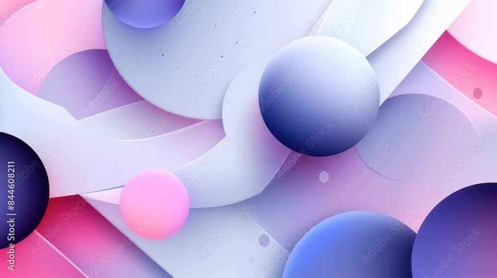 Artistic backdrop featuring gradient patterns and contemporary design components, 3D rendered visualization of an innovative technology banner idea with a light purple and blue pastel color scheme Artistic backdrop featuring gradient patterns and contemporary design components, 3D rendered visualization of an innovative technology banner idea with a light purple and blue pastel color scheme