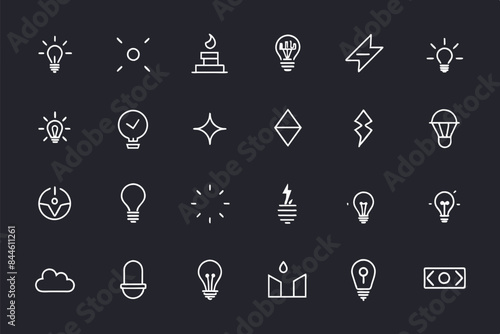 icons, travel, car, set, vector, pattern, flower, illustration