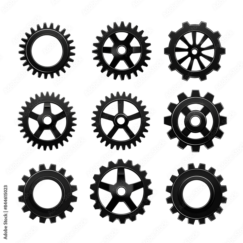 Collection and set of realistic gear and bicycle stars. isolated, transparent background. Collection and set of realistic gear and bicycle stars. isolated, transparent background.