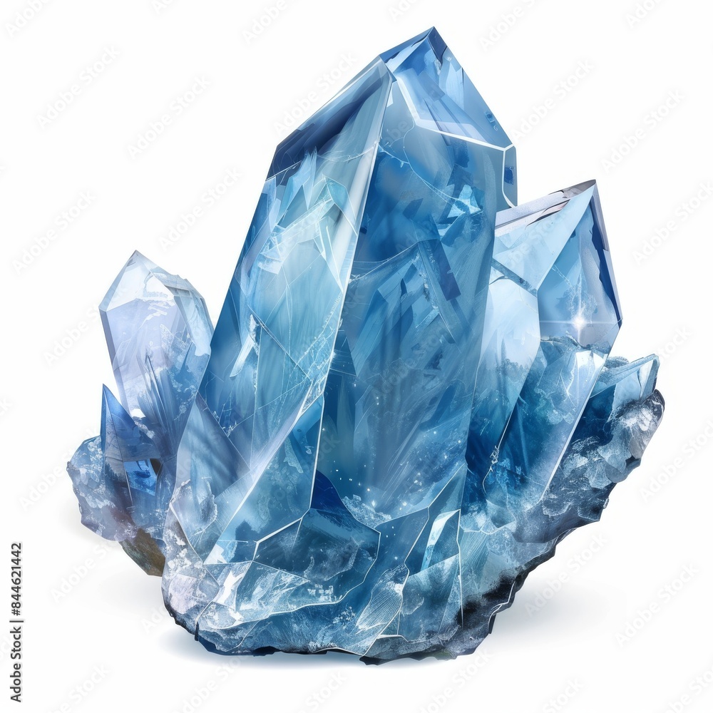 Blue Crystal Formation Blue Crystal Formation