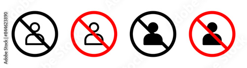No account sign indicating no account required for service access