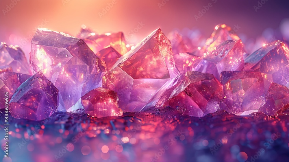 details of huge triangle, blue and purple colors details of huge triangle, blue and purple colors