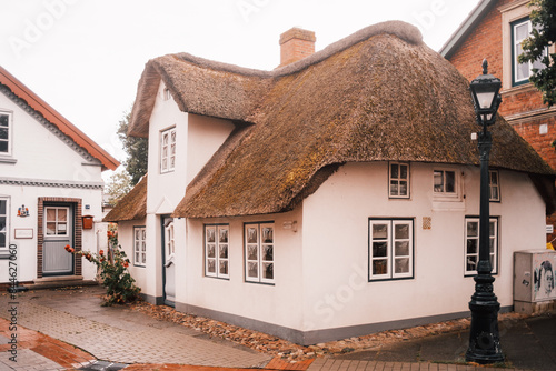 Typisches Friesenhaus an der Nordsee