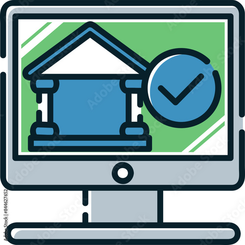 Wallpaper Mural Internet banking, banking icon. Torontodigital.ca