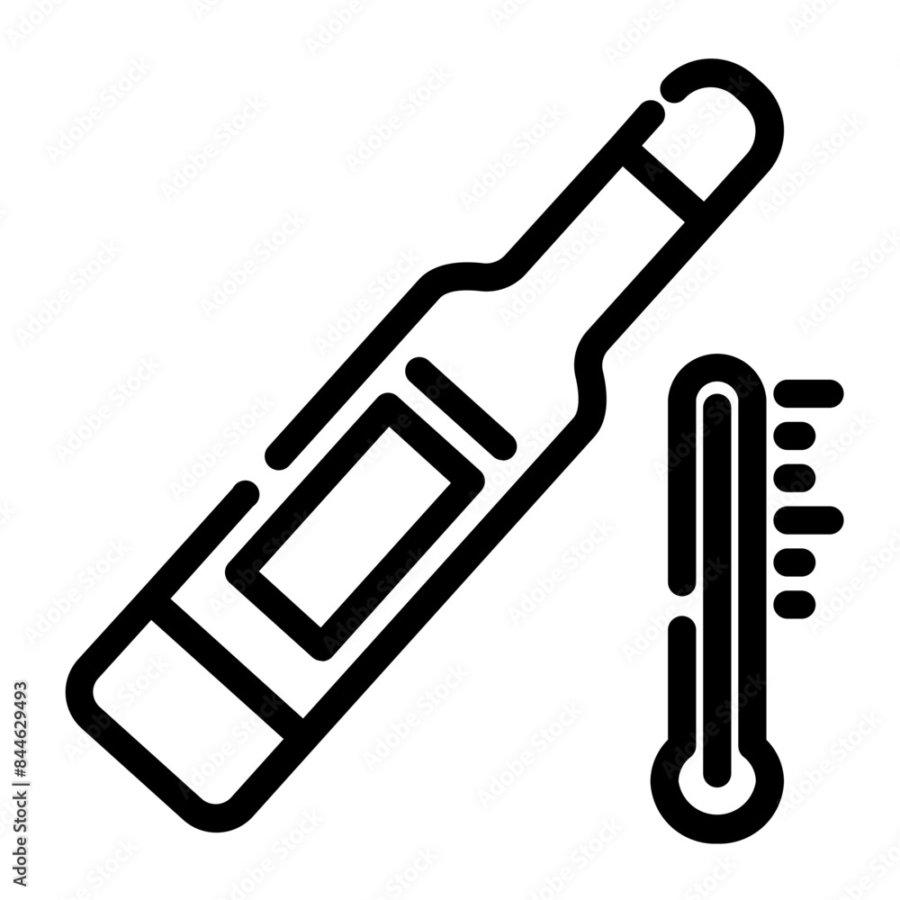 high body temperature cutline icon high body temperature cutline icon