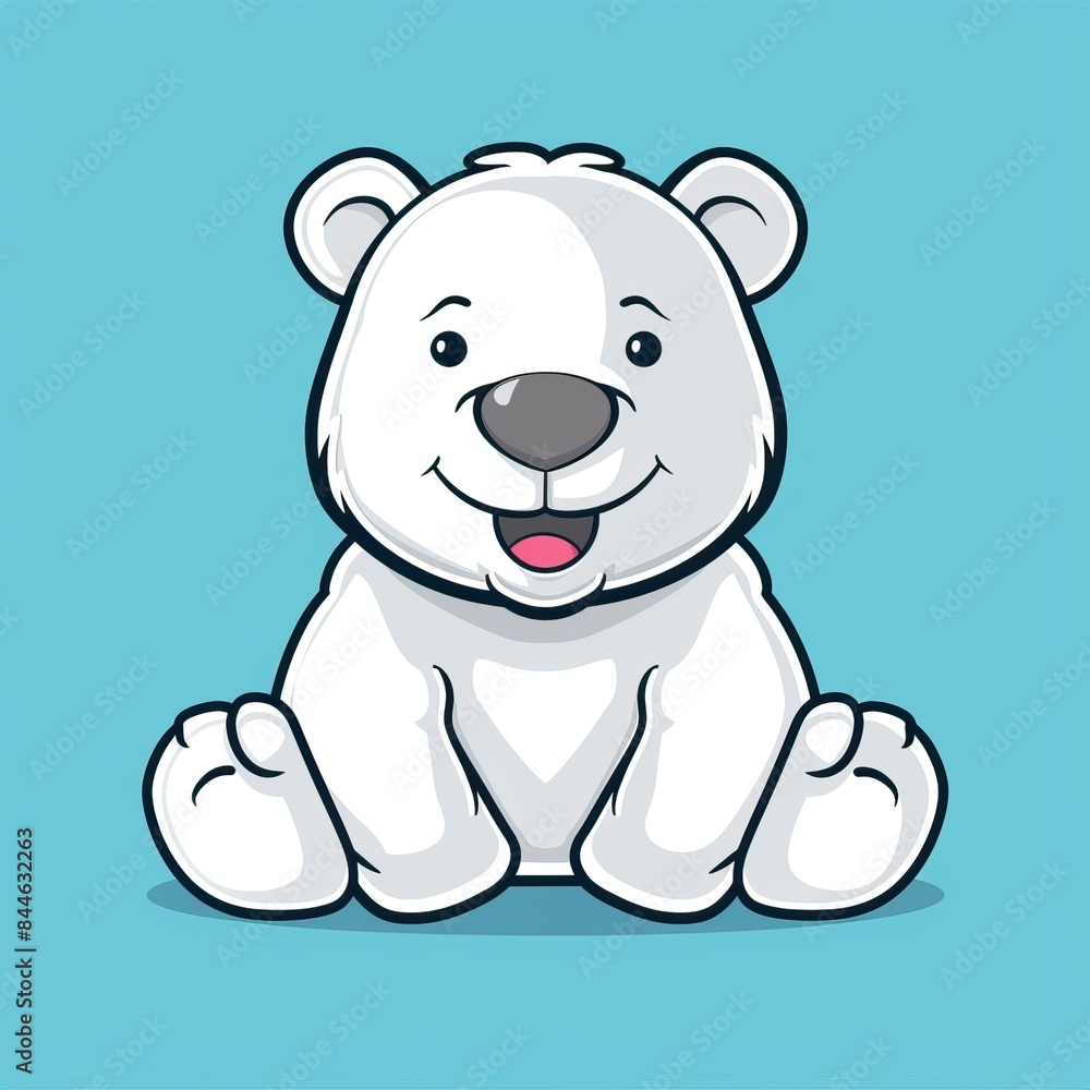 Bear vector polar bear icon logo teddy cartoon character illustration Bear vector polar bear icon logo teddy cartoon character illustration