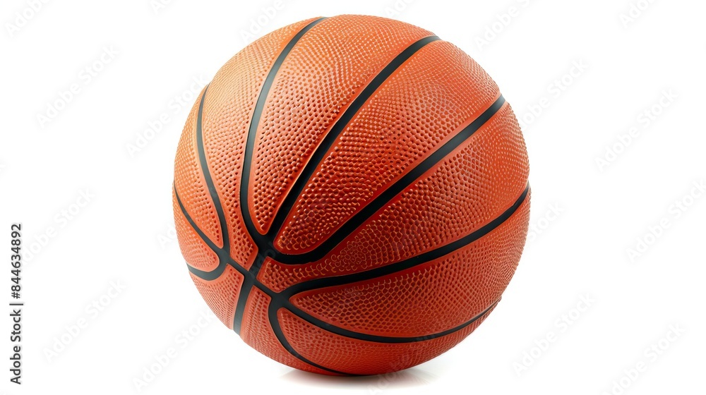 Fototapeta premium Basketball isolated on a white background