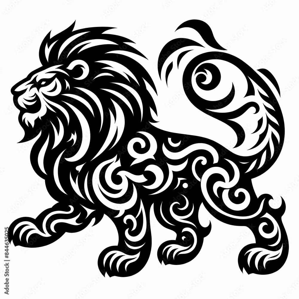 tribal lion tattoo tribal lion tattoo