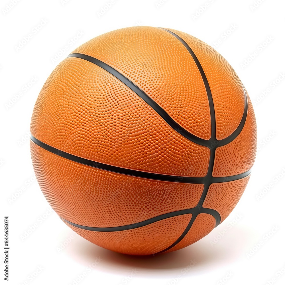 Fototapeta premium Basketball isolated on a white background