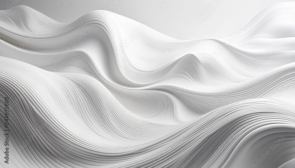 Obraz premium Hyper Realistic Abstract White background