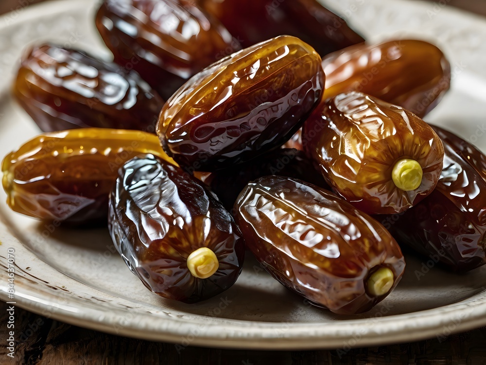 dates close up. date palm background. Date palm on a traditional craftsman market.Horizontal image. dates close up. date palm background. Date palm on a traditional craftsman market.Horizontal image.