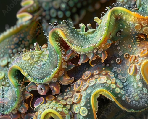 50 Micro macro shot strange unearthly alien tentacle organism details