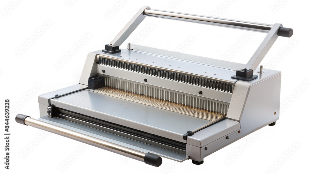 Binding machine on a transparent background. Binding machine on a transparent background.