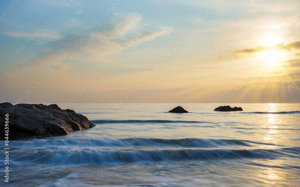 Obraz premium sunset over the sea