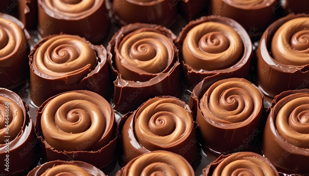 Close-up of a Chocolates Piece Close-up of a Chocolates Piece
