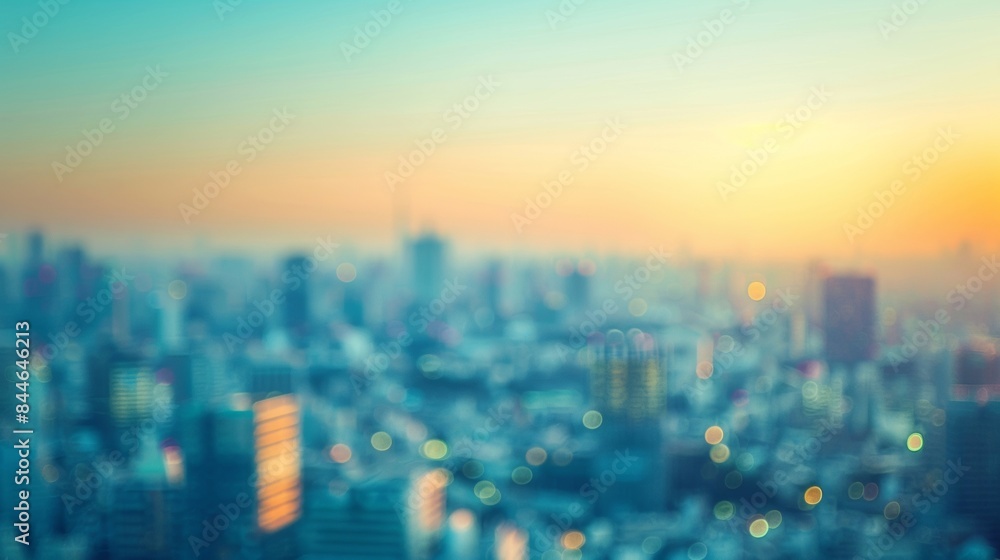 Obraz premium Defocused Cityscape .