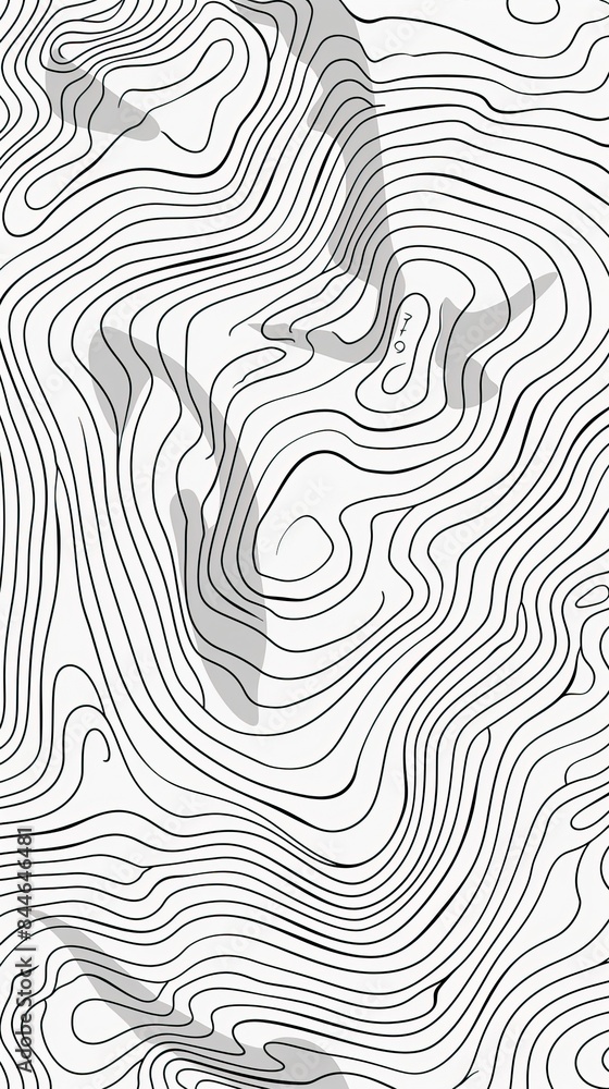 Background of the topographic map. Topographic map lines, contour background. Geographic grid, vector abstract Background of the topographic map. Topographic map lines, contour background. Geographic grid, vector abstract