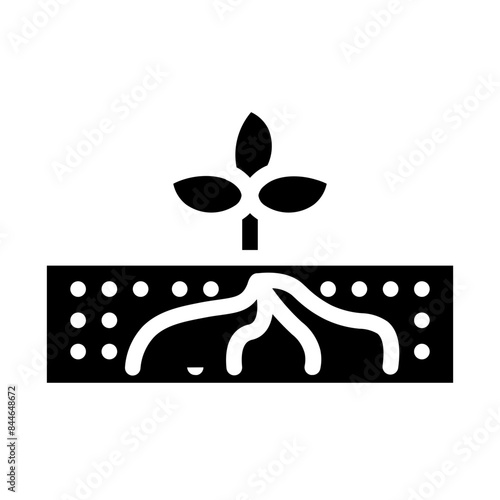 fertile soil solid icon