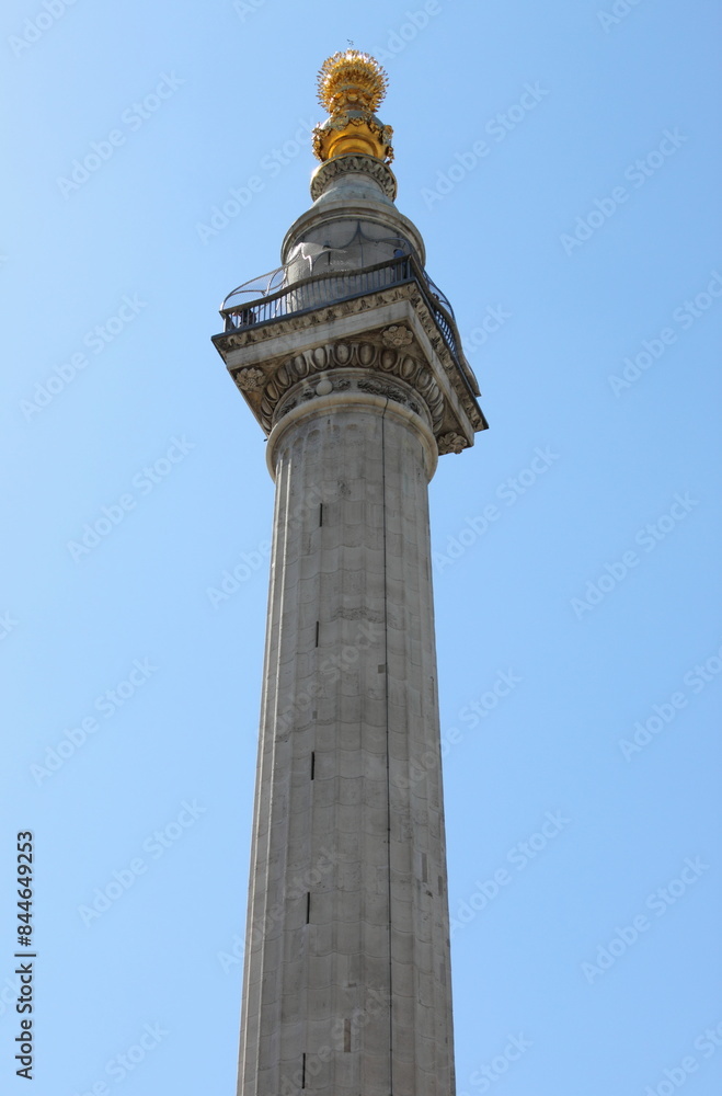 Fototapeta premium London Great Fire Monument, UK