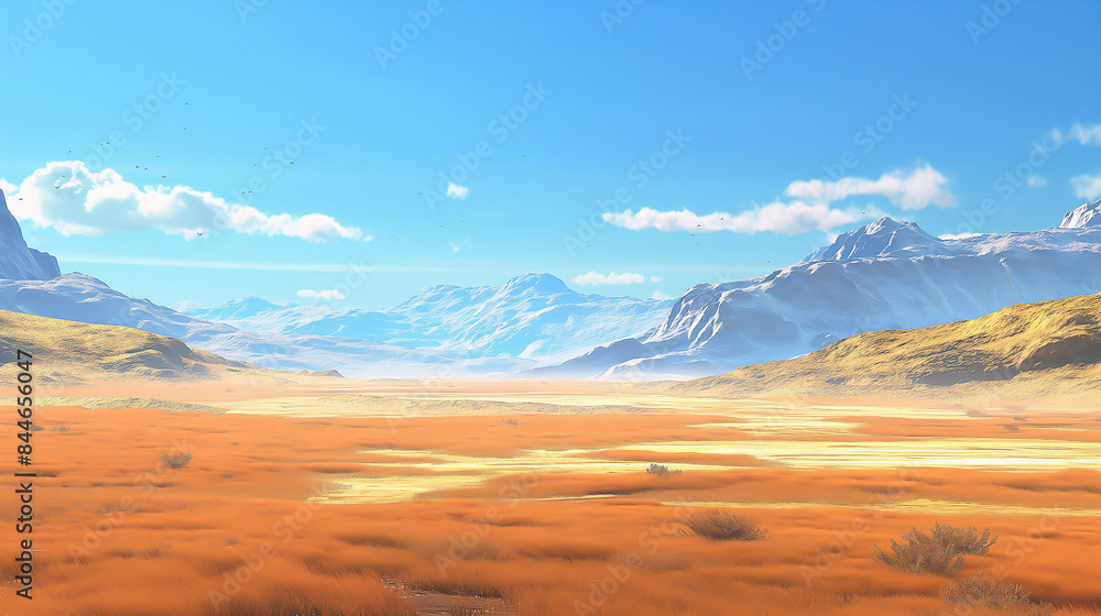 Beautiful mountain landscape, peaceful nature, background, banner, poster, Scandinavian style landscapes, majestic nature background abstract modern landscape Beautiful mountain landscape, peaceful nature, background, banner, poster, Scandinavian style landscapes, majestic nature background abstract modern landscape