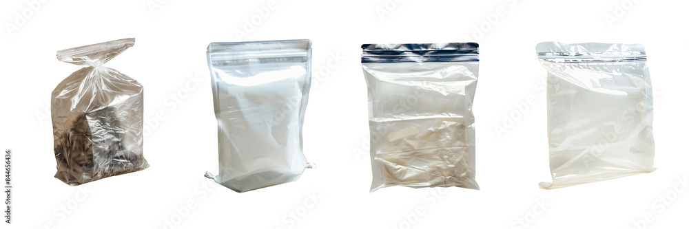 Clear Evidence Bag on Isolated Transparent Background for Forensic Investigation Concept. Clear Evidence Bag on Isolated Transparent Background for Forensic Investigation Concept.