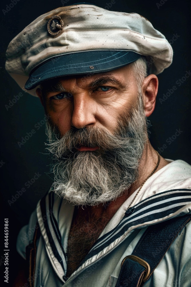Sailor Bearded Man