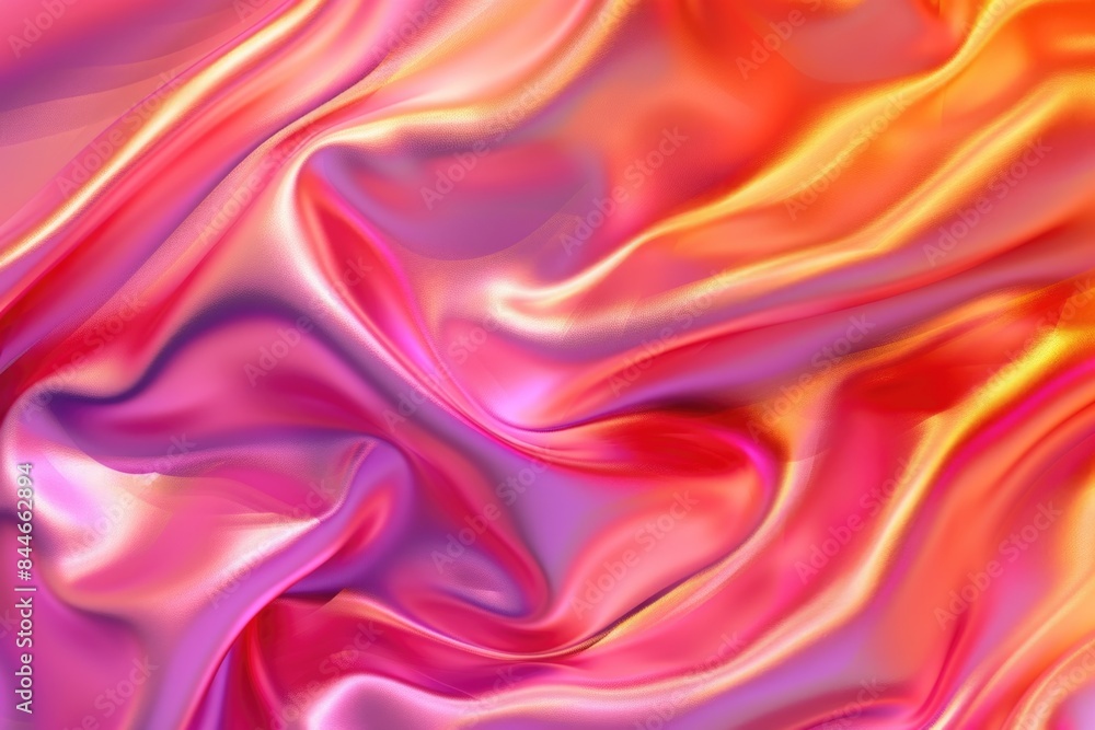 Obraz premium Close-up view of colorful fabric