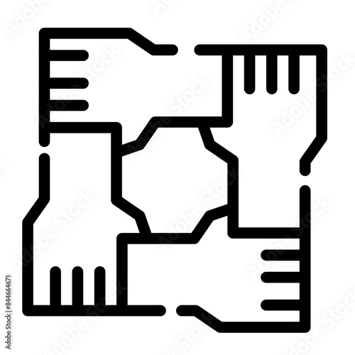  illustration brotherhood cutline icon