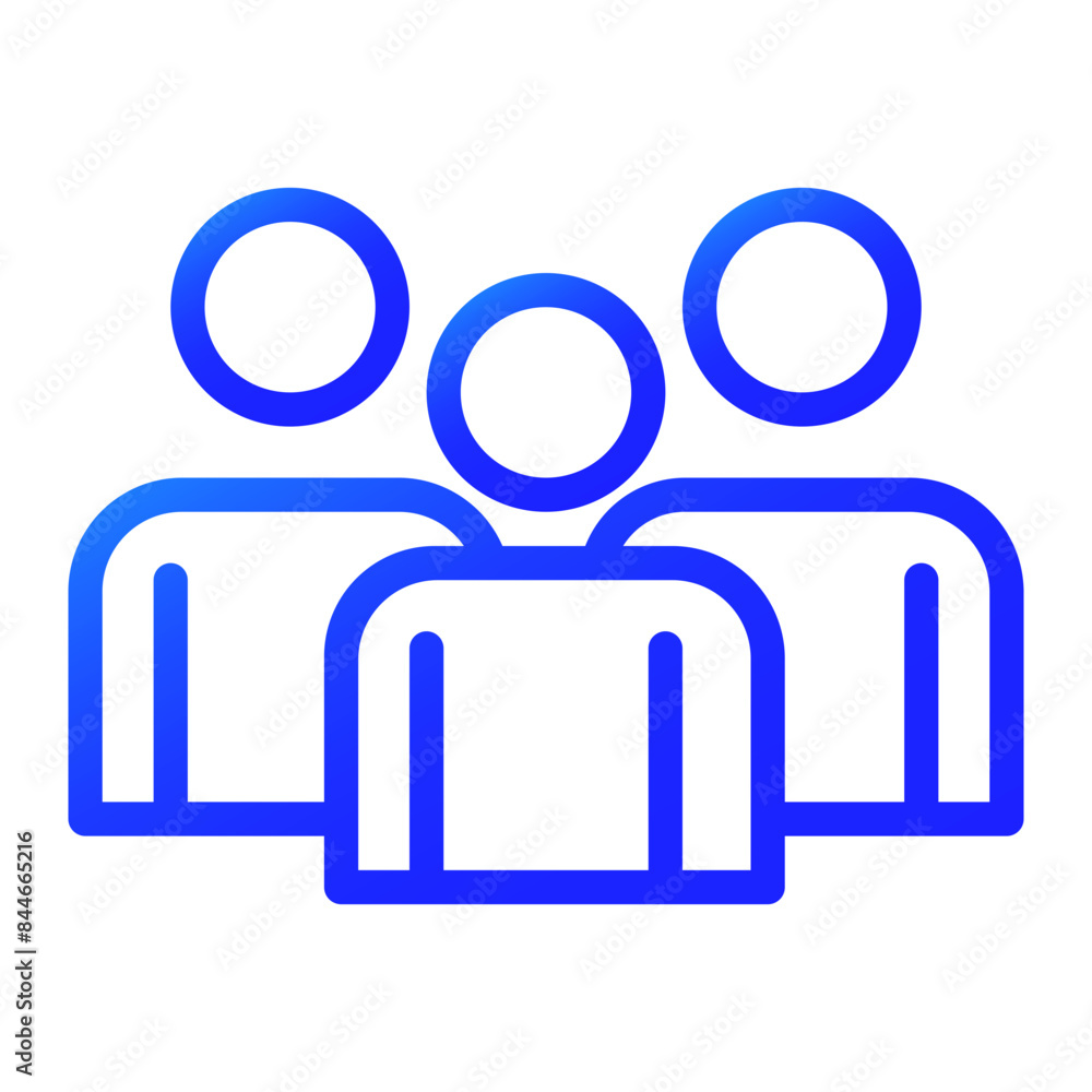 brotherhood illustration gradient icon brotherhood illustration gradient icon