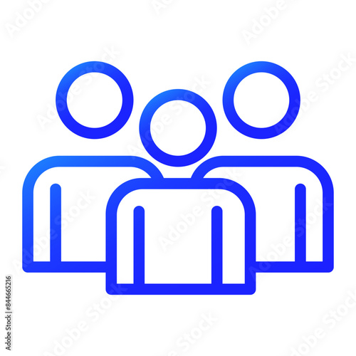 brotherhood illustration gradient icon