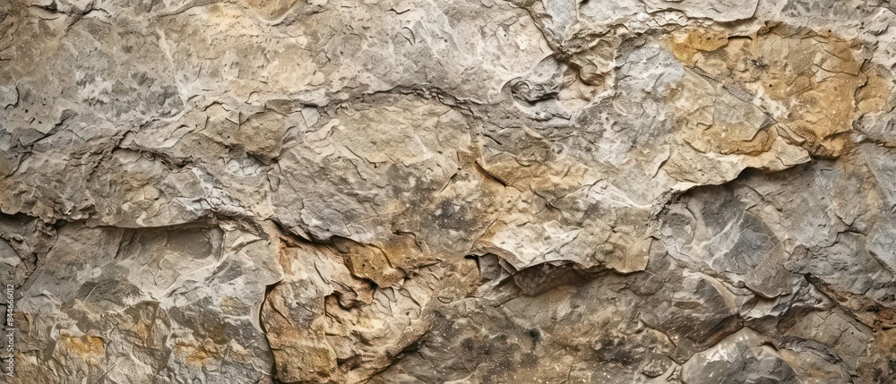 rough texture of an ancient stone wall, featuring natural rock formations with visible cracks and worn edges rough texture of an ancient stone wall, featuring natural rock formations with visible cracks and worn edges