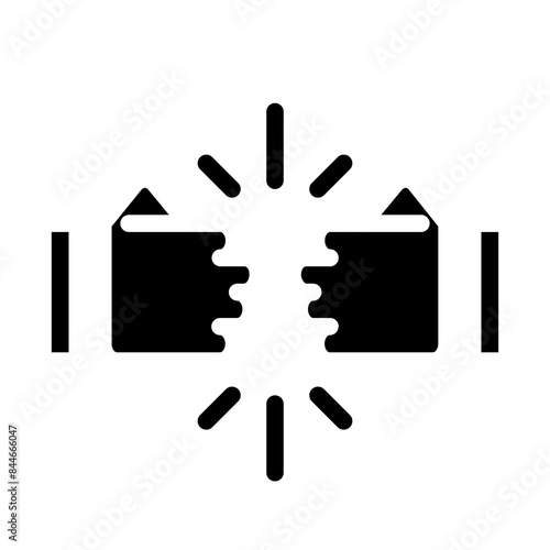 brotherhood illustration solid icon