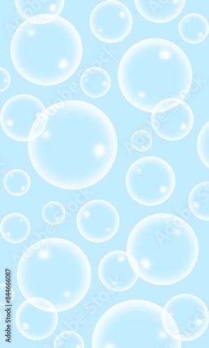 Bubble. Bubble background. Soap and shampoo bubble. Underwater. Faom bubble. Clear bubble in the air. dreamlike