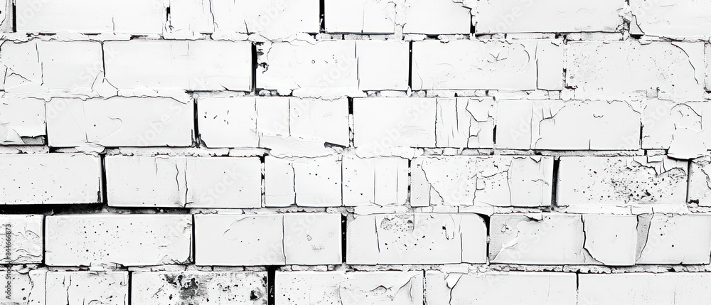 Fototapeta premium white bricks wall texture